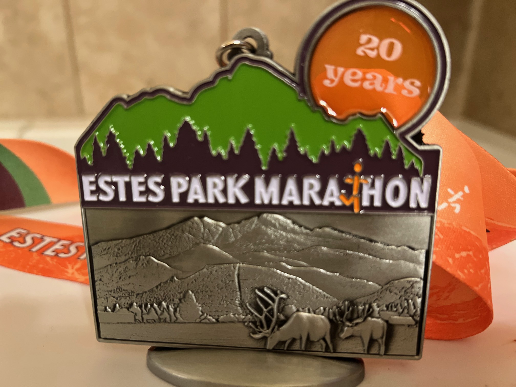 Estes Park Marathon Medal